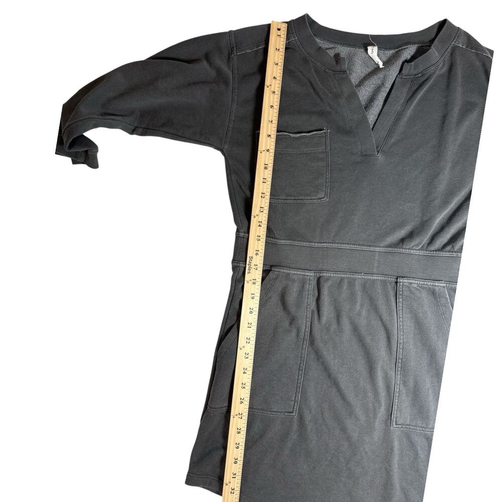 Daily Practice by Anthropologie Gray Mini Dress Size M Pockets Casual Athleisure - Picture 4 of 6